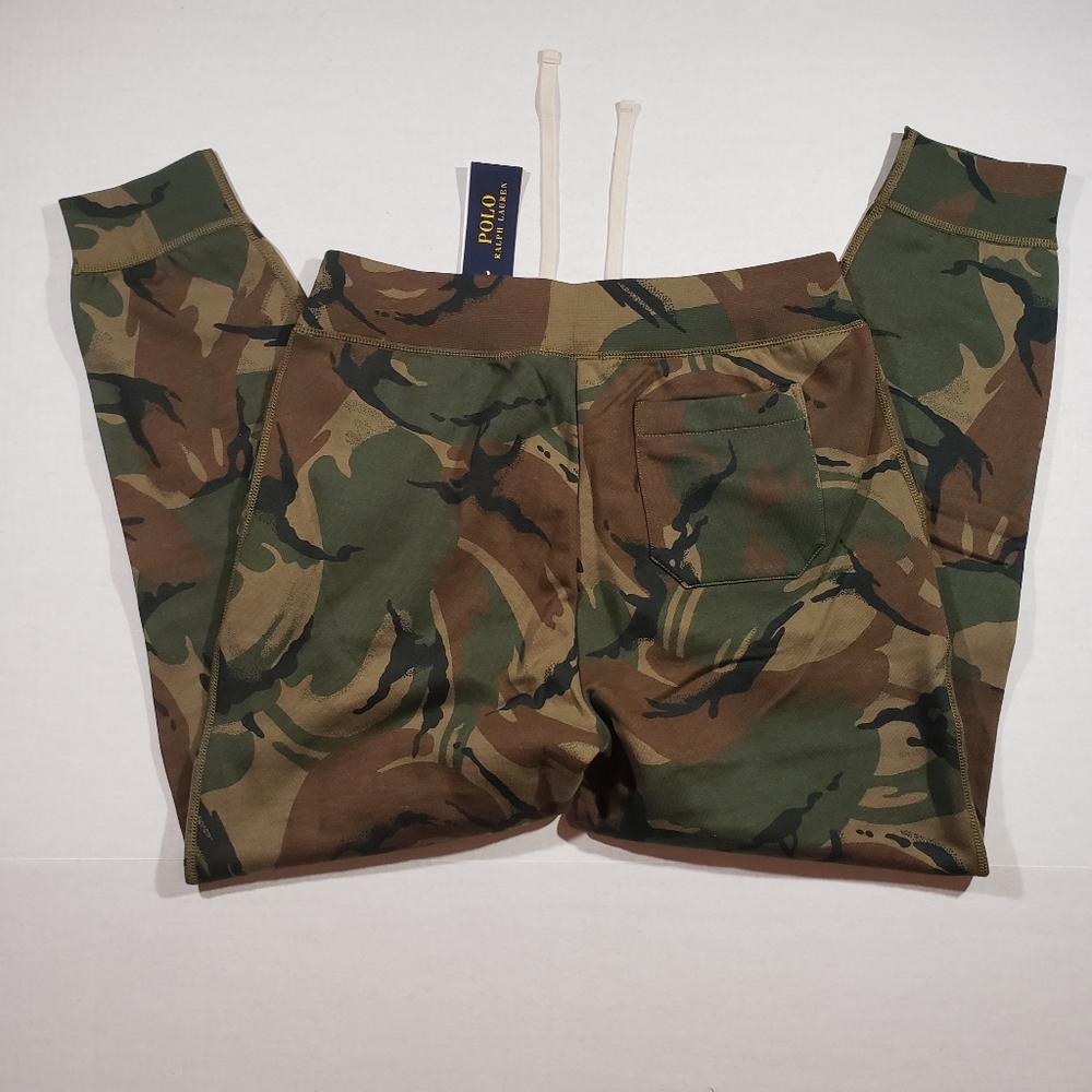 NWT Men's Ralph Lauren Polo Camo Joggers - Picture 5 of 8